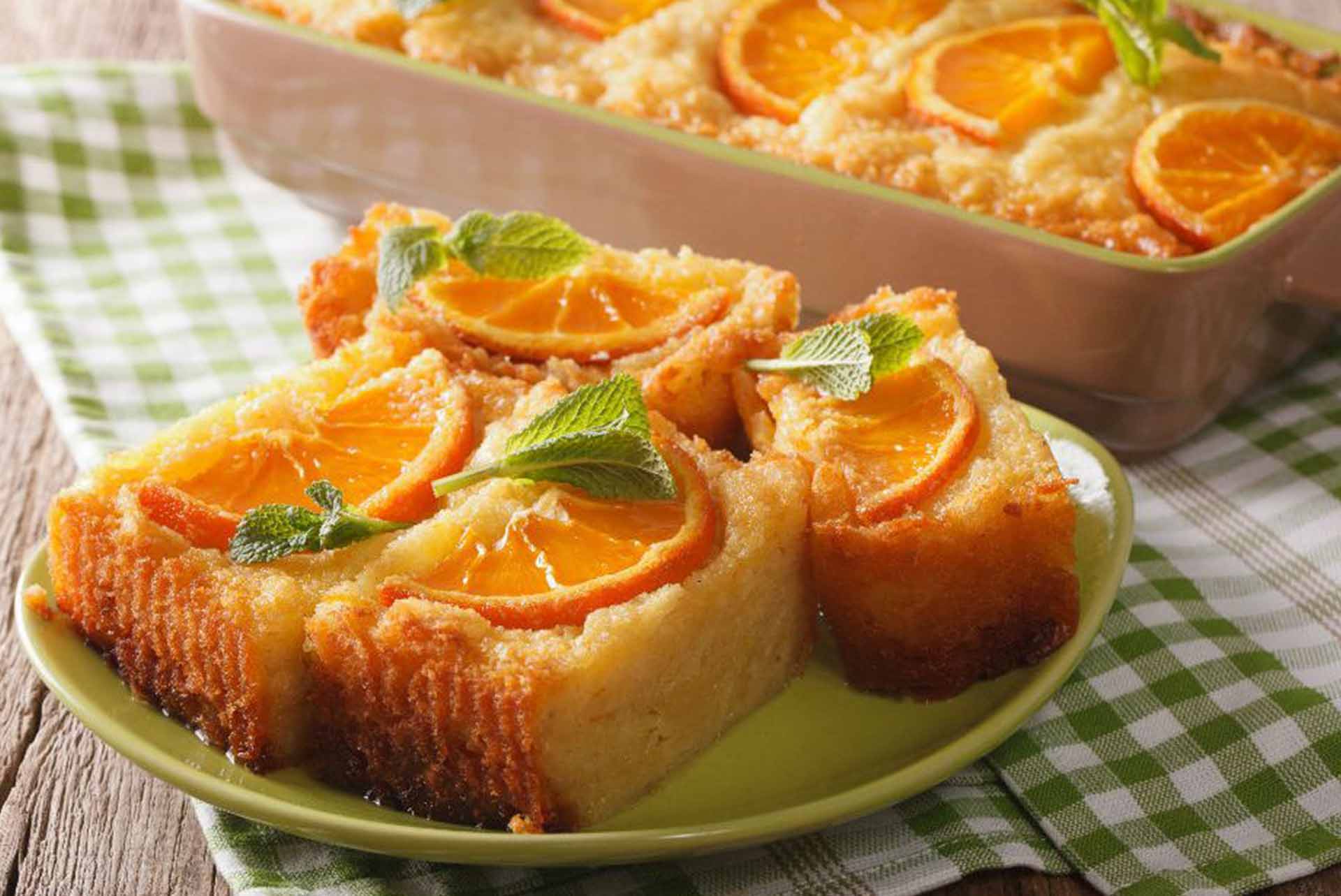 Portakallı İrmik Keki